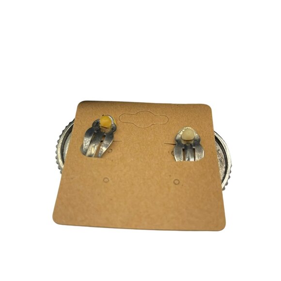 Extremely Rare Vintage DONCASTER Winking Moonface Clip On Earrings - Picture 4 of 10